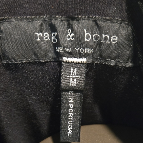 Rag & Bone Black Tee with Yellow Accents - Picture 2 of 5